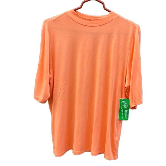 Girl with curves Tops - Girl with curves size L melon short sleeve top NWT